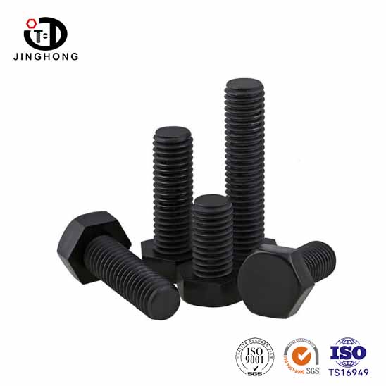 Bullone della testa dell'esagono nylon nero