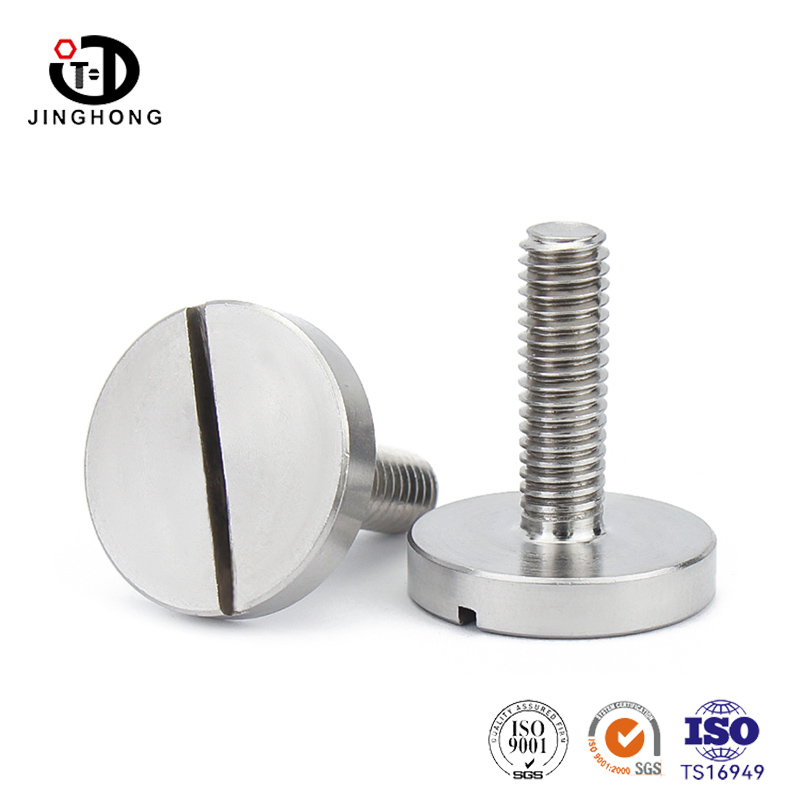 Vite a testa tonda con intaglio a testa piatta