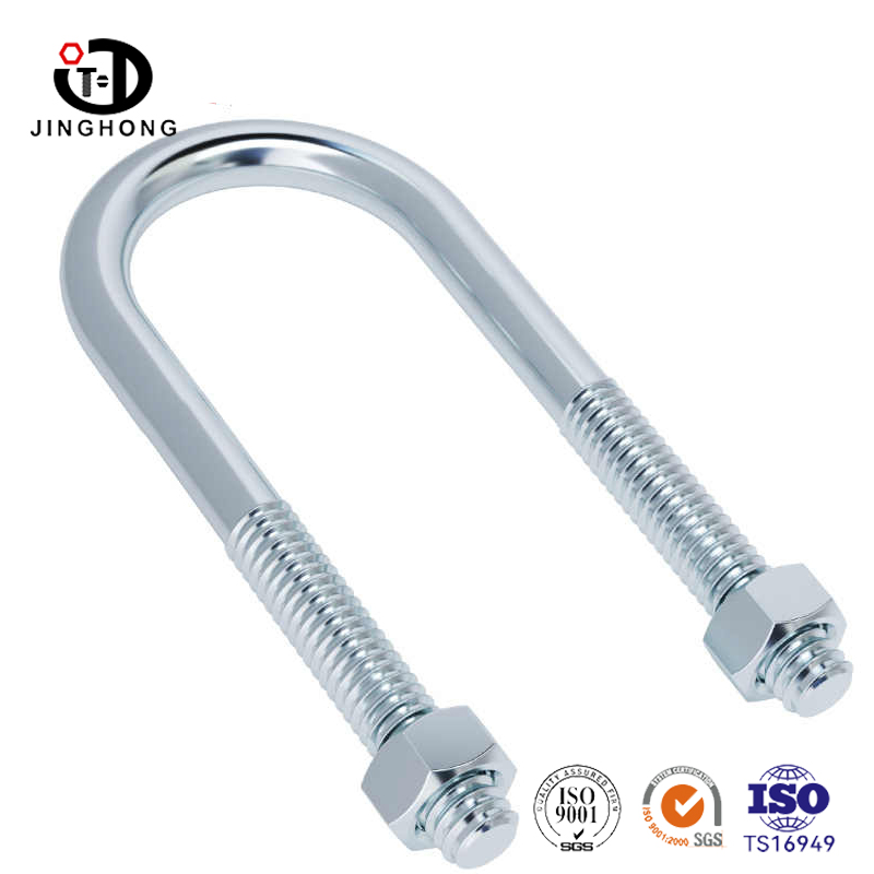 Pinza a bullone a U zincato