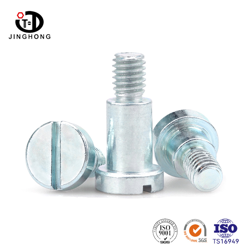 Vite a spalla con intaglio - Zincata