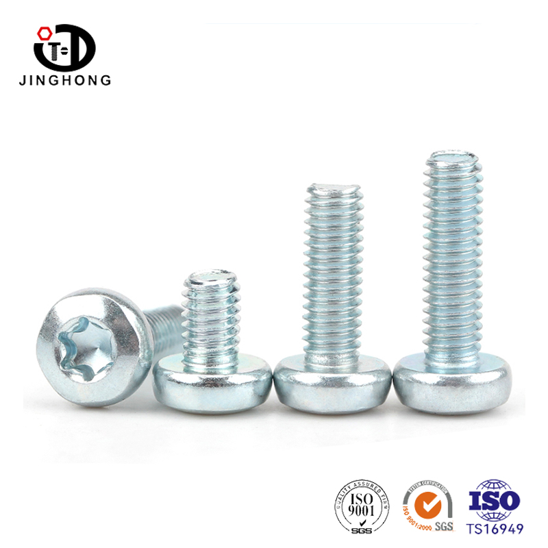 Torx Pan Testa Piatta zincosta Screw Macchina zincata